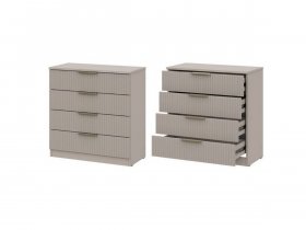 Комод 4 ящика (МДФ) Эккервуд (меланж) в Ярково - yarkovo.mebel-nsk.ru | фото