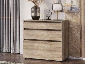 Комод КМ-01 Энигма (венге/дуб каньон) в Ярково - yarkovo.mebel-nsk.ru | фото