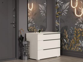 Комод с 3 ящиками Айри КМ-001 (кашемир) в Ярково - yarkovo.mebel-nsk.ru | фото