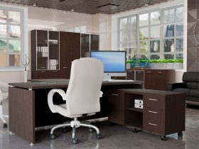 Комплект офисной мебели Президент-ПРО в Ярково - yarkovo.mebel-nsk.ru | фото
