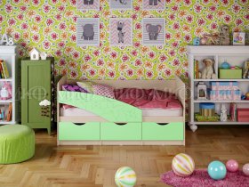 Кровать детская Бабочки 1,8 м в Ярково - yarkovo.mebel-nsk.ru | фото