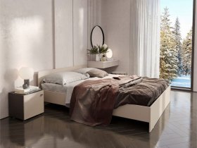 Кровать двухспальная 1,6м Гиза в Ярково - yarkovo.mebel-nsk.ru | фото