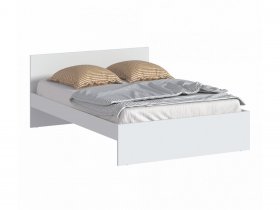 Кровать двуспальная 1,4м Бруклин СБ-3353 (белый) в Ярково - yarkovo.mebel-nsk.ru | фото