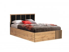 Кровать двуспальная с подъем. мех. 1,6 м Либерти 51.20 в Ярково - yarkovo.mebel-nsk.ru | фото