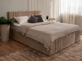 Кровать двуспальная 1,4м с подъем. мех. Леванте в Ярково - yarkovo.mebel-nsk.ru | фото
