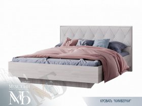 Кровать двуспальная 1,6м Кимберли КР-13 в Ярково - yarkovo.mebel-nsk.ru | фото