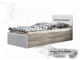 Кровать односпальная Наоми КР-12 в Ярково - yarkovo.mebel-nsk.ru | фото