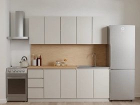 Кухонный гарнитур Мори 2,0 м (сатин) в Ярково - yarkovo.mebel-nsk.ru | фото