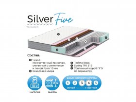 Матрас Silver Five в Ярково - yarkovo.mebel-nsk.ru | фото