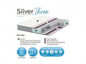 Матрас Silver Three в Ярково - yarkovo.mebel-nsk.ru | фото