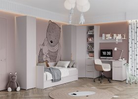 Модульная детская «Тефия» (тефия/софт сантьяго) в Ярково - yarkovo.mebel-nsk.ru | фото