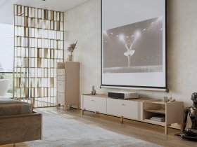 Модульная гостиная Одетта (дуб эндгрей/меланж) в Ярково - yarkovo.mebel-nsk.ru | фото