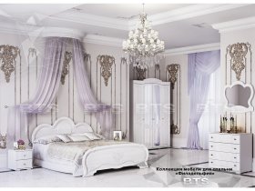 Модульная спальня «Филадельфия» в Ярково - yarkovo.mebel-nsk.ru | фото