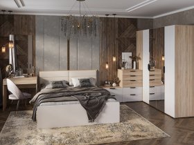 Модульная спальня Норд в Ярково - yarkovo.mebel-nsk.ru | фото