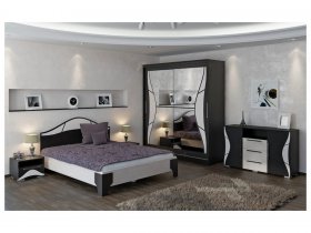 Модульная спальня Верона (Линаура) в Ярково - yarkovo.mebel-nsk.ru | фото