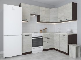 Модульная угловая кухня 1,4м*2,1м Лада (пикард) в Ярково - yarkovo.mebel-nsk.ru | фото