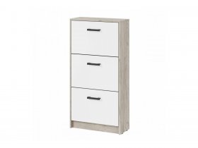 Обувница ОБ-3 Вега (дуб крафт серый/белый) в Ярково - yarkovo.mebel-nsk.ru | фото