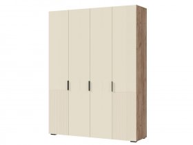 Шкаф четырехстворчатый (комби) Соната ШК-04 в Ярково - yarkovo.mebel-nsk.ru | фото