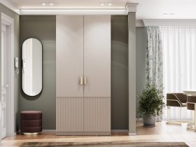 Шкаф двухстворчатый Эккервуд (Нью) (меланж) в Ярково - yarkovo.mebel-nsk.ru | фото