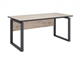 Стол руководителя Ст075.0 Гермес лофт (дуб крафт серый) в Ярково - yarkovo.mebel-nsk.ru | фото